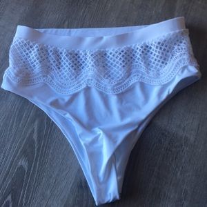 women's white swim bottoms !!
